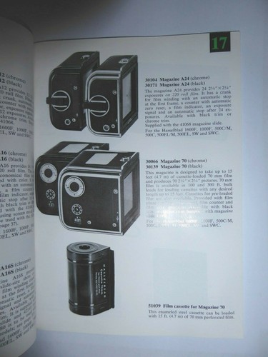 Hasselblad System Catalogue 1973 - Picture 4 of 4