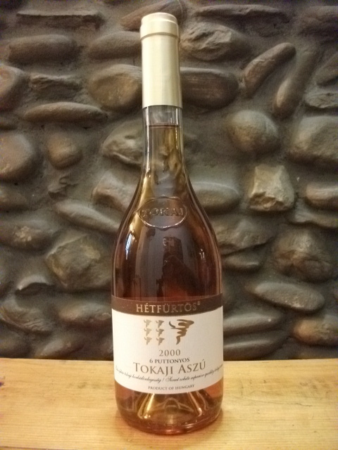 TOKAJI ASZU 6 PUTTONYOS 2000 HETFURTOS 0,5 LT UNGHERIA PASSITO RARO