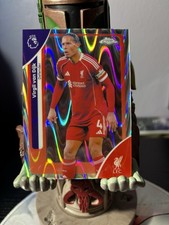 2026 Topps Chrome Premier League #116 Virgil van Dijk Refractor