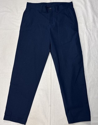 Lululemon Relaxed-Tapered Trouser Pants Men 32x26 Navy Performance Navy Blue