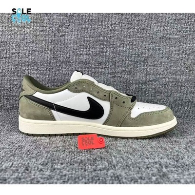 Nike Air Jordan 1 Low OG Medium Olive Men's Shoes HQ6998-200 | eBay