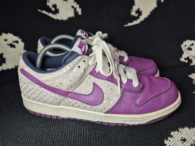 Nike Dunk Low Red Plum Purple Polka Dot Damengröße Uk 8