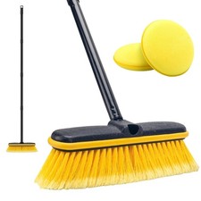 55" Long Handle Car Wash Brush Exterior Washing Supplies Soft Bristle Brush
