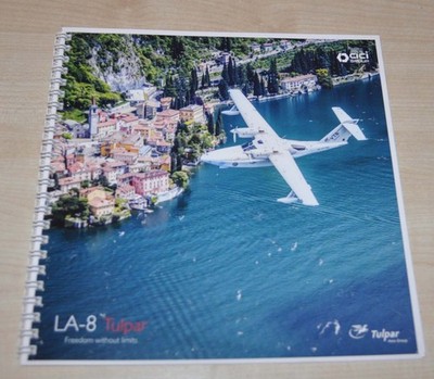 Tulpar LA-8 Seaplane Aircraft Brochure Prospekt Russian