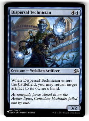 #ad Dispersal Technician C The List Reprints 032 184 NM $2.29