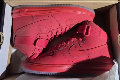 Size 9 - Nike Lunar Force 1 High '14 University Red