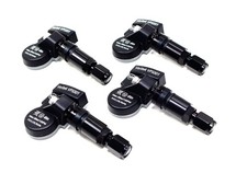 4 Tpms Tire Pressure Sensors For Toyota Tacoma 315mhz Black Metal Valve Stems