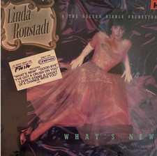 Linda Ronstadt Nelson Riddle What's New  LP 1983 Vinyl in open Shrink