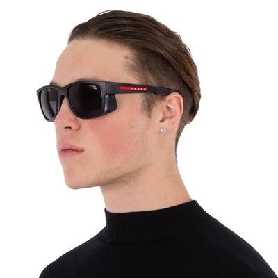 Prada Linea Rossa Blue Square Men's Sunglasses PS 07WS DG009R 59 PS 07WS DG009R