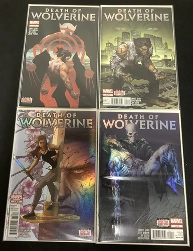 Death of Wolverine #1-4 Complete Comic Set, Marvel Comics, Soule/McNiven, 2014