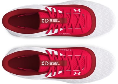 Under Armour Herren UA Leadoff Low RM 3.0 Baseball Stollen rot/weiß/rot - 3027447 - Bild 3 von 5