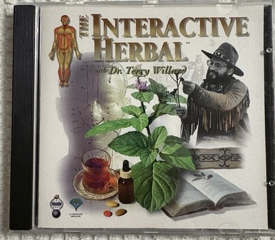 Interactive Herbal CD-ROM Rare Vintage 1990s