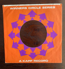Vintage KAPP Records 45 rpm Company Sleeve