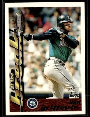 1995 Topps Traded & Rookies #2 Ken Griffey Jr. Marniers Baseball Card 1301E