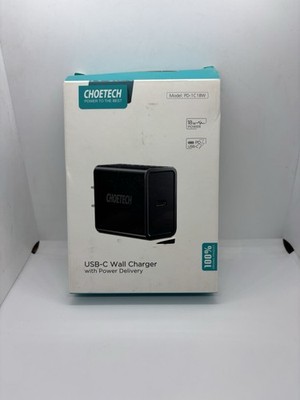 CHOETECH PD-1C18W Wall charger black