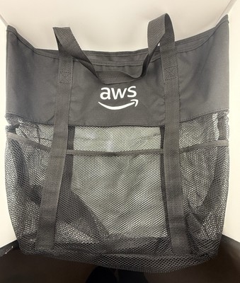 Amazon Web Services AWS Swag-Tote Bag, Fanny Pack, Wine Glass, Notebook (NEW)