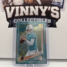 2025 Panini Donruss Quinn Ewers The Rookies #6 Dolphins RC