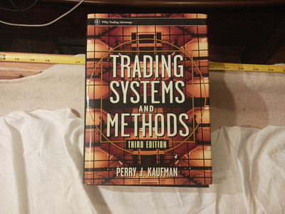 Trading systems and methods 3rd edition Perry J. Kaufman in hardcover #S7
