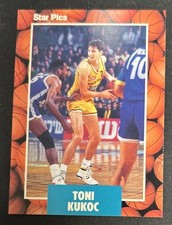 1990 Star Pics Toni Kukoc Basketball Rookie Card (RC) #39 Bulls Jugoplastika VG. rookie card picture