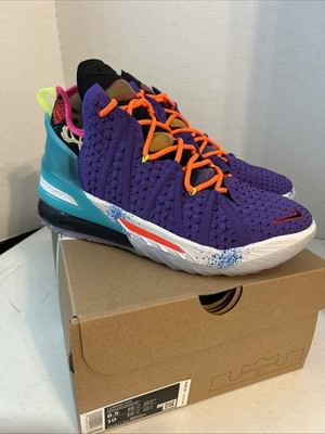 Size 8.5 Men s Nike Lebron XVIII 18 Best of 10-18 Psychic Purple DM2813-500