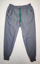 FIGS Tansen Jogger Scrub Pants Men's Small 27 inch Inseam Graphite Gray Medical
