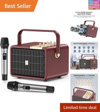 320W Peak Power Karaoke Machine with Rich Deep Bass for Adults Portable Bluet...