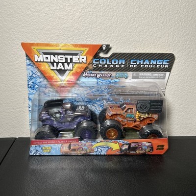 Monster Jam 1:64 Color Change  Mohawk Warrior vs Jester 