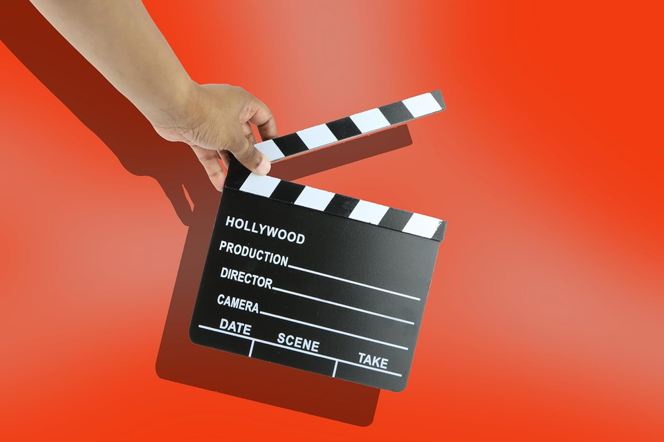 Henbrandt Movie Clapper Board 18X20Cm – Hollywood Film Clapboard Party ...