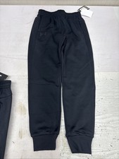 NWT Under Armour Boys YMD Armour Fleece Jogger Pants Sz Md Black AM6