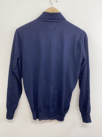 PRADA/Lightweight Knit Sweater/Size 38/Wool/NVY/Solid Color/X0K8T-00002 thumbnail 2