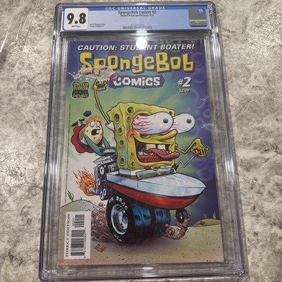 CGC 9.8 WP SPONGEBOB COMICS #2 UNITED PLANKTON 2011 LOW PRINT RUN 8,930