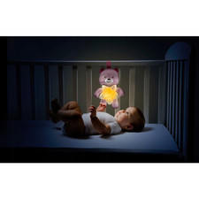 Baby Crib Projector with Hanging Design   Pink Sleep Light for Nursery