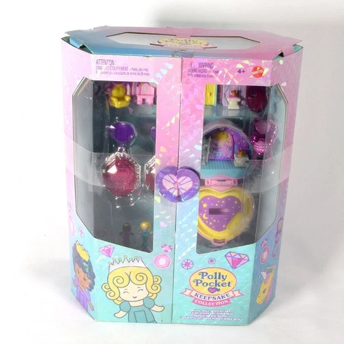 Mattel Polly Pocket Keepsake Collection Royal Ball Jewelry Set NEW