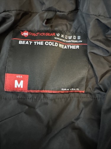 Heated Jacket For Men ANTARCTICA GEAR Winter Coat With 12V 16000mAh Battery Pack - Picture 5 of 8