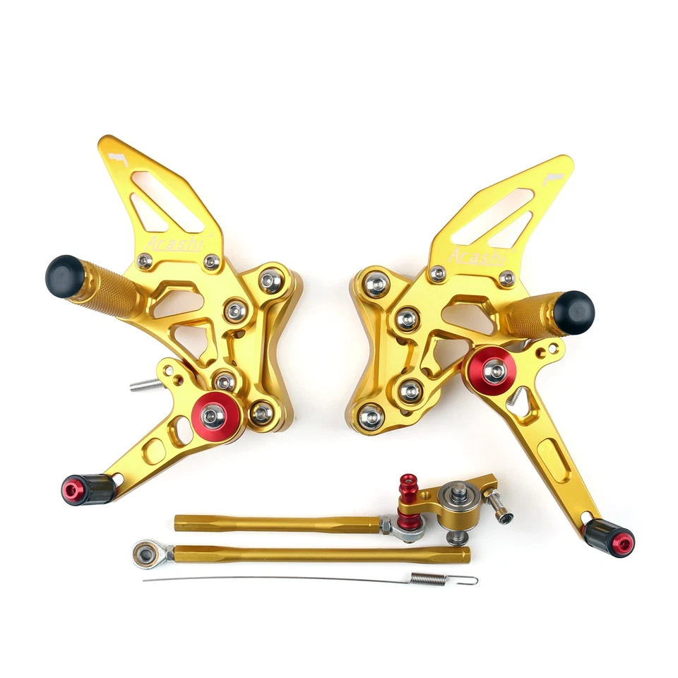 Rearset Rear set for Ducati 848 1098 1098S 1098R 1198 Gold - Image 2 of 4