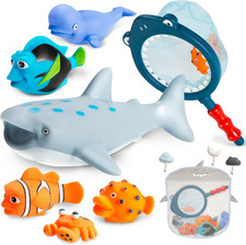 Mold-Free Baby Bath Toys for Ages 1-3 with Storage Bag - Ideal Gift Set