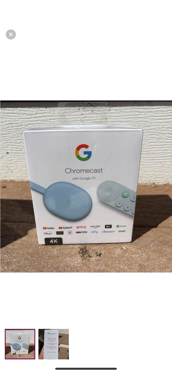 Google Chromecast with Google TV 4К Media Streamer with