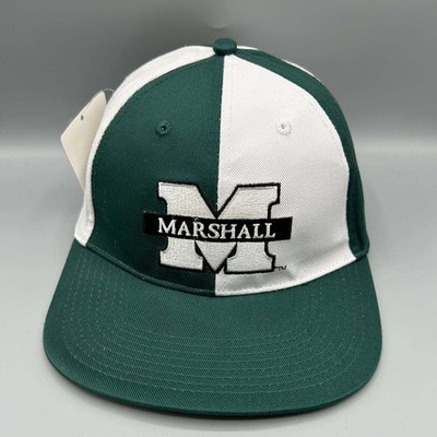 Marshall Thundering Herd Hat Men Green White NCAA Snap Back Cap New