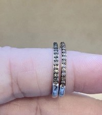 Gemporia Champagne Diamond Earrings 