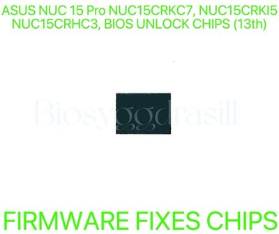 ASUS NUC 15 Pro NUC15CRKC7, NUC15CRKI5, NUC15CRHC3, ADMIN NO PASSWORD BIOS CHIP