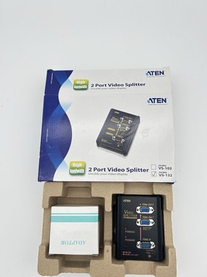 Aten VS-132 2 Port Video Splitter 350MHZ OPEN BOX