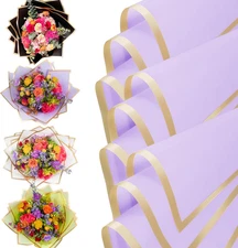 20 Sheets Premium Flower Wrapping Paper | Waterproof Flower Wrapping Paper for B