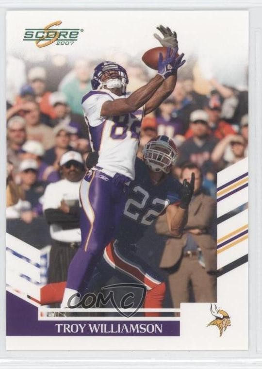2007 Score Glossy Troy Williamson #64 0b6