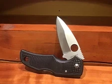 Spyderco Native CPMS30V Blade Drop Point Knife Compression Lock Golden CO