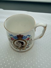 Vintage 1953 Queen Elizabeth II Coronation Mug – Royal Albert Bone China 