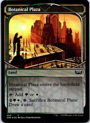 Botanical Plaza (Showcase) 350/484 Foil Common - Streets of New Capenna