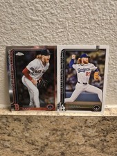 2025 Topps Chrome Update Dustin May #USC80 & Paper Update Base Red Sox