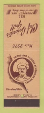 Matchbook Cover - Chef Boiardi's Grill Cleveland OH Chef Boyardee