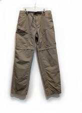 The North Face Paramount Convertible Hiking Pants Mens 36 x 32 Khaki Brown Belt