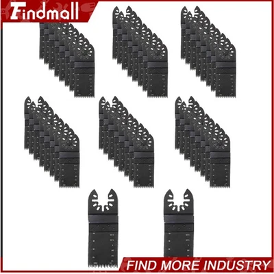 Findmall 50Pcs 1-3/8" Multi Tool Blades Oscillating Tool for Wood and Metal